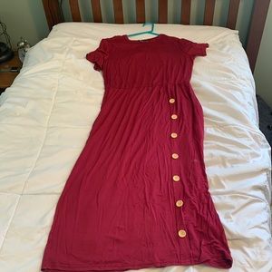 Red SHEIN dress. Size M.